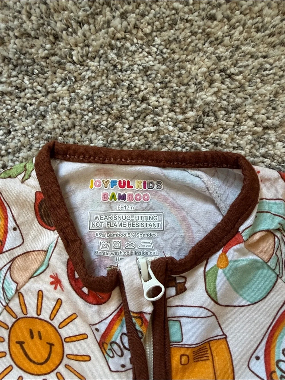 Good Vibes Cream Bamboo Shortie